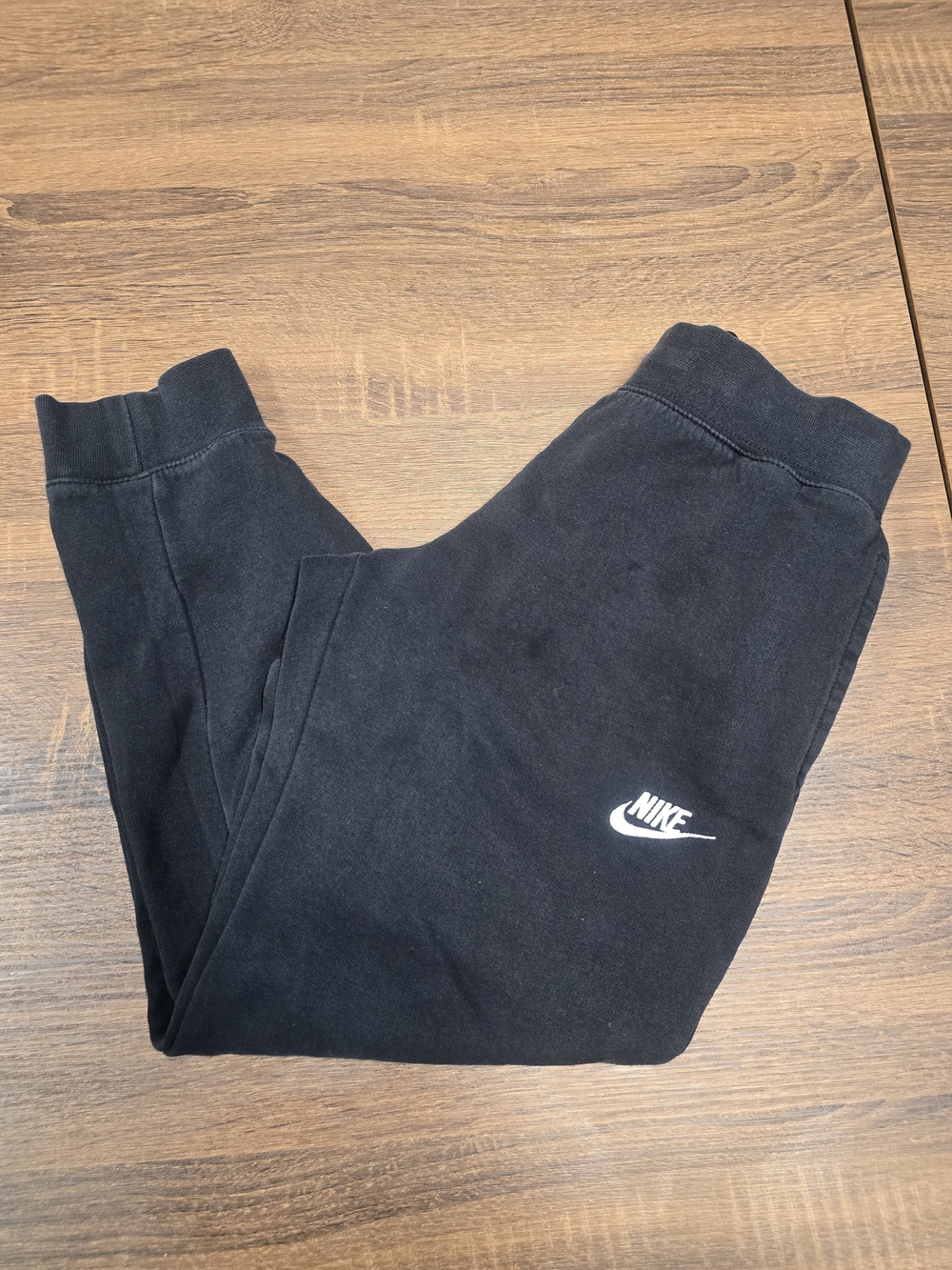 Nike Kids Youth Fleece Jogger Sweatpants Black Size M Embroidered Swoosh